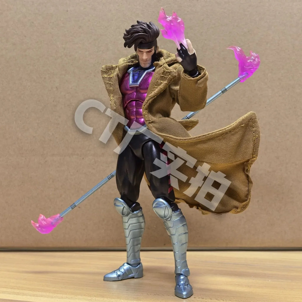 Original Ct Toys Gambit Figure Mafex 131 X-Men Wolverine Shf Anime Action Figure Figurine Statue Model Kids Toy Customized Gift