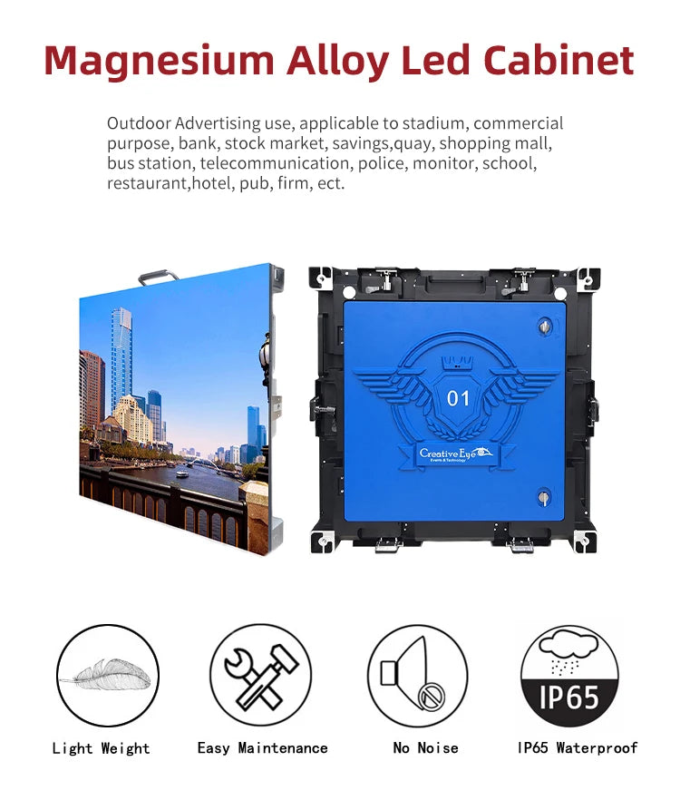 p6 p8 p10 outdoor advertising LED screen High quality digital billboards Outdoor Full Color LED Display panel price