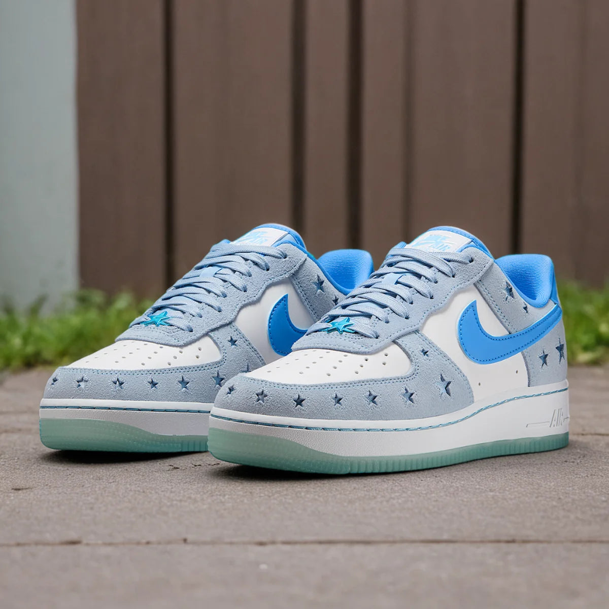 Nike genuine Air Force 1 women's fashionable classic lightweight board shoes HQ8051-400