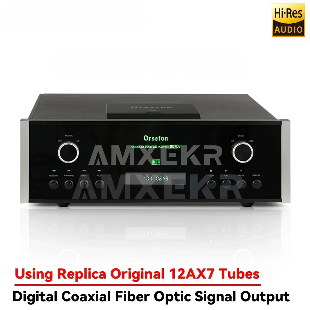 1:1 Clone Mcintosh MC708 CD Player Pure Bile Vacuum Tube 12AX7 HiFi PCM1794 Lossless Dual Decoding RCA/XLR Output
