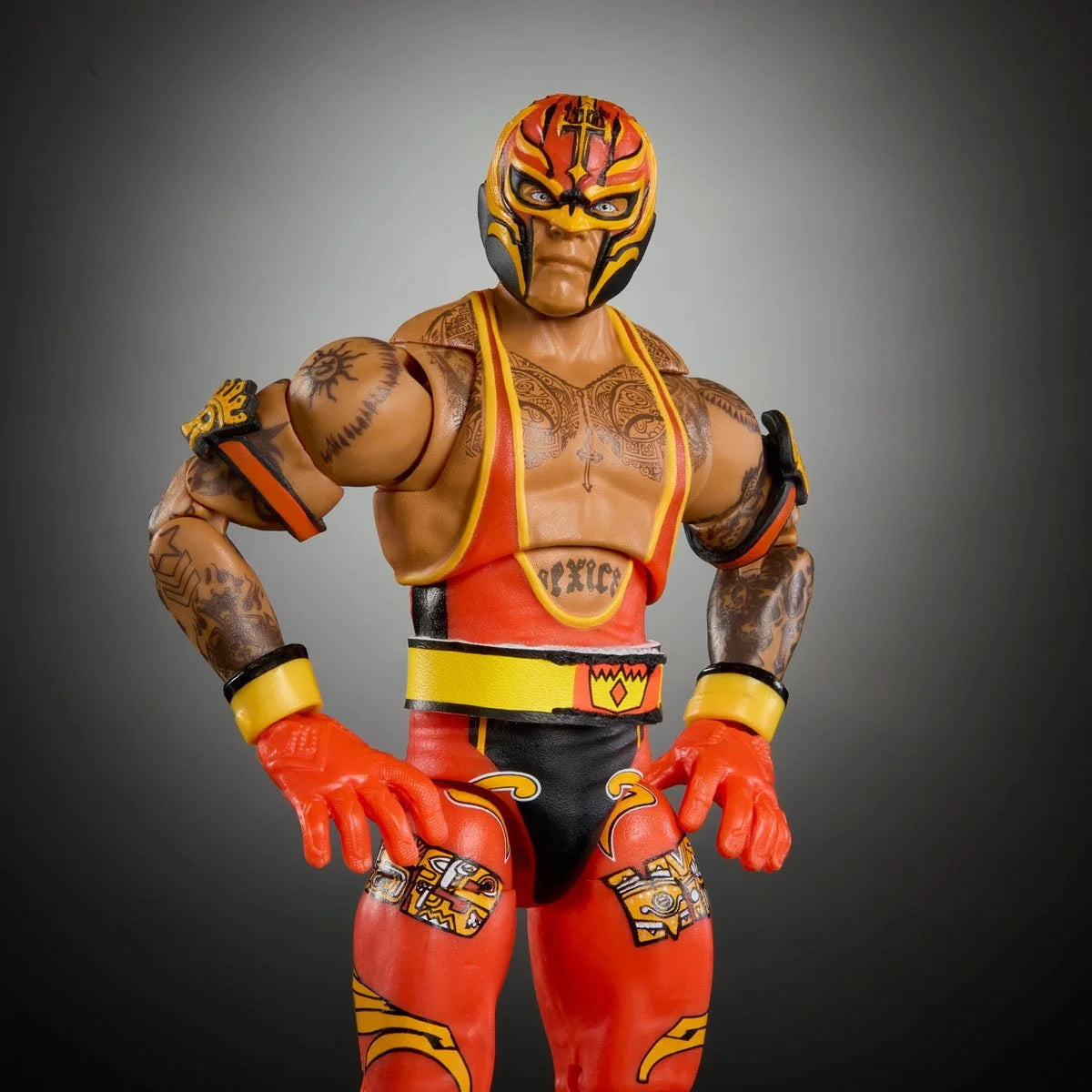 In Stock Original Mattel WWE Ultimate Edition 23 LA Knight  Rey Mysterio 6 Inch Scale Action Figure