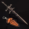 8.6/11.6inch Frostmourne Katana Anime World of Warcraft Lich King Sword Metal Ninja Knife Real Size Japanese Katana Sabre Toy