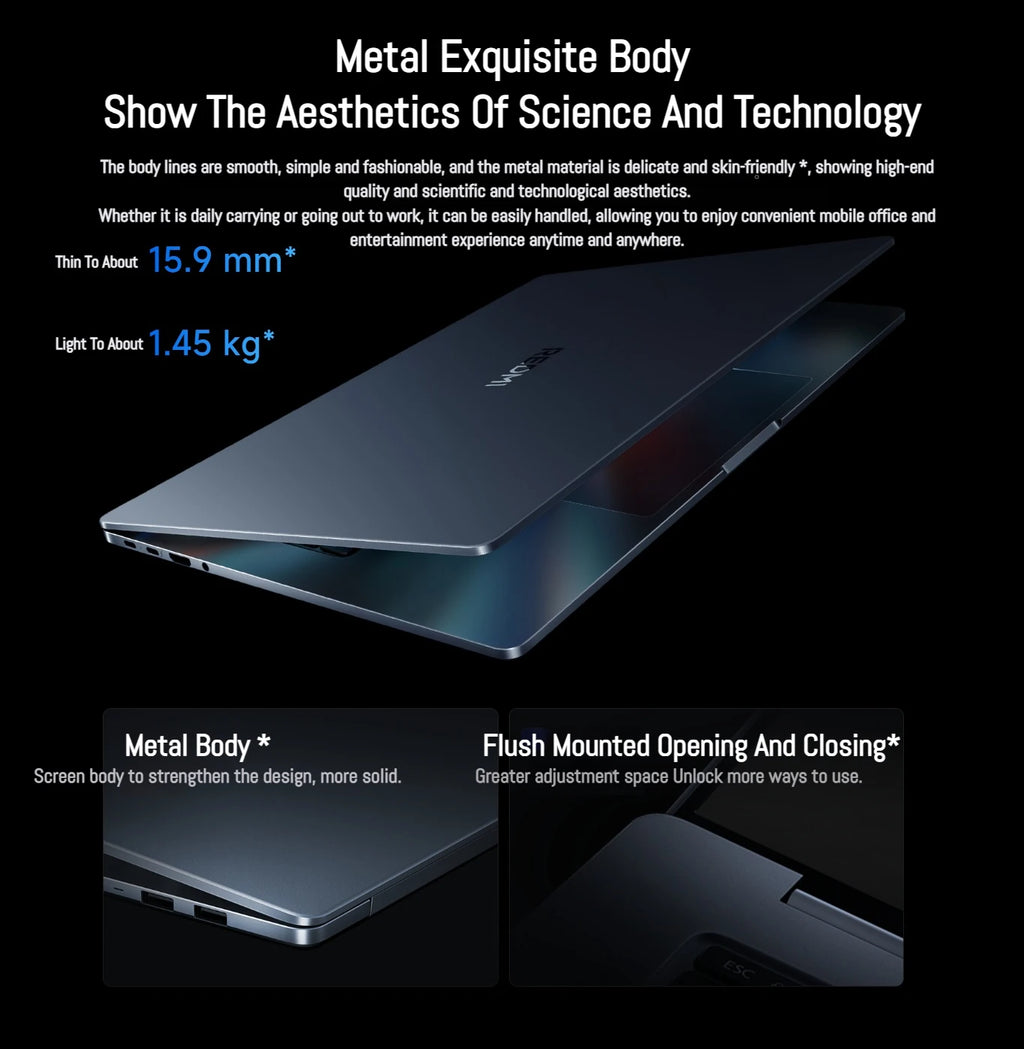 Xiaomi Redmi Book Pro 14 Laptop Ultra 7 255H/Ultra 5 225H Intel Arc Graphics 32GB LPDDR5X 1T SSD 14-inch 120Hz 2.8K Screen