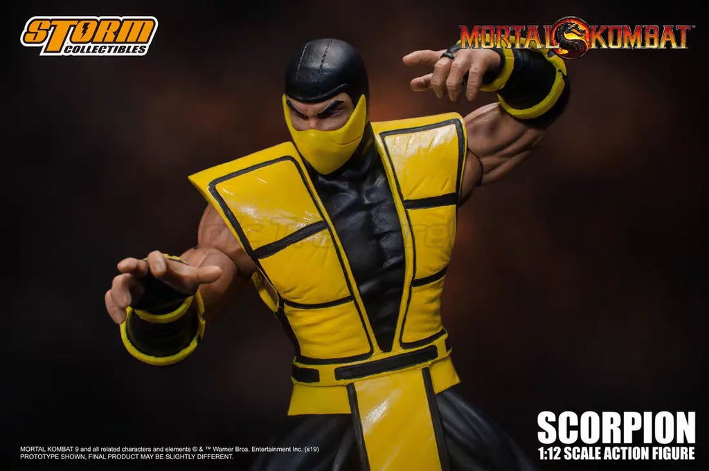 【MT】Storm Collectibles Mortal Kombat SCORPION Yellow Ninja Regular Version 1/12 Action Figure Toy Collection