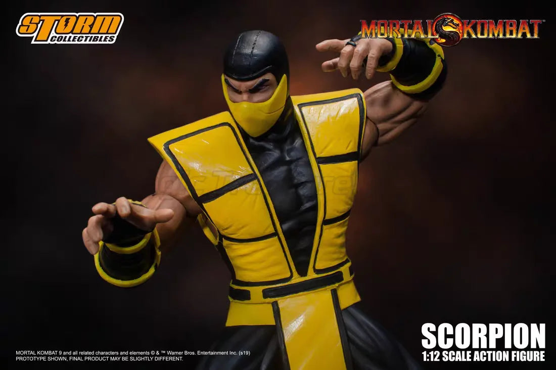 【MT】Storm Collectibles Mortal Kombat SCORPION Yellow Ninja Regular Version 1/12 Action Figure Toy Collection