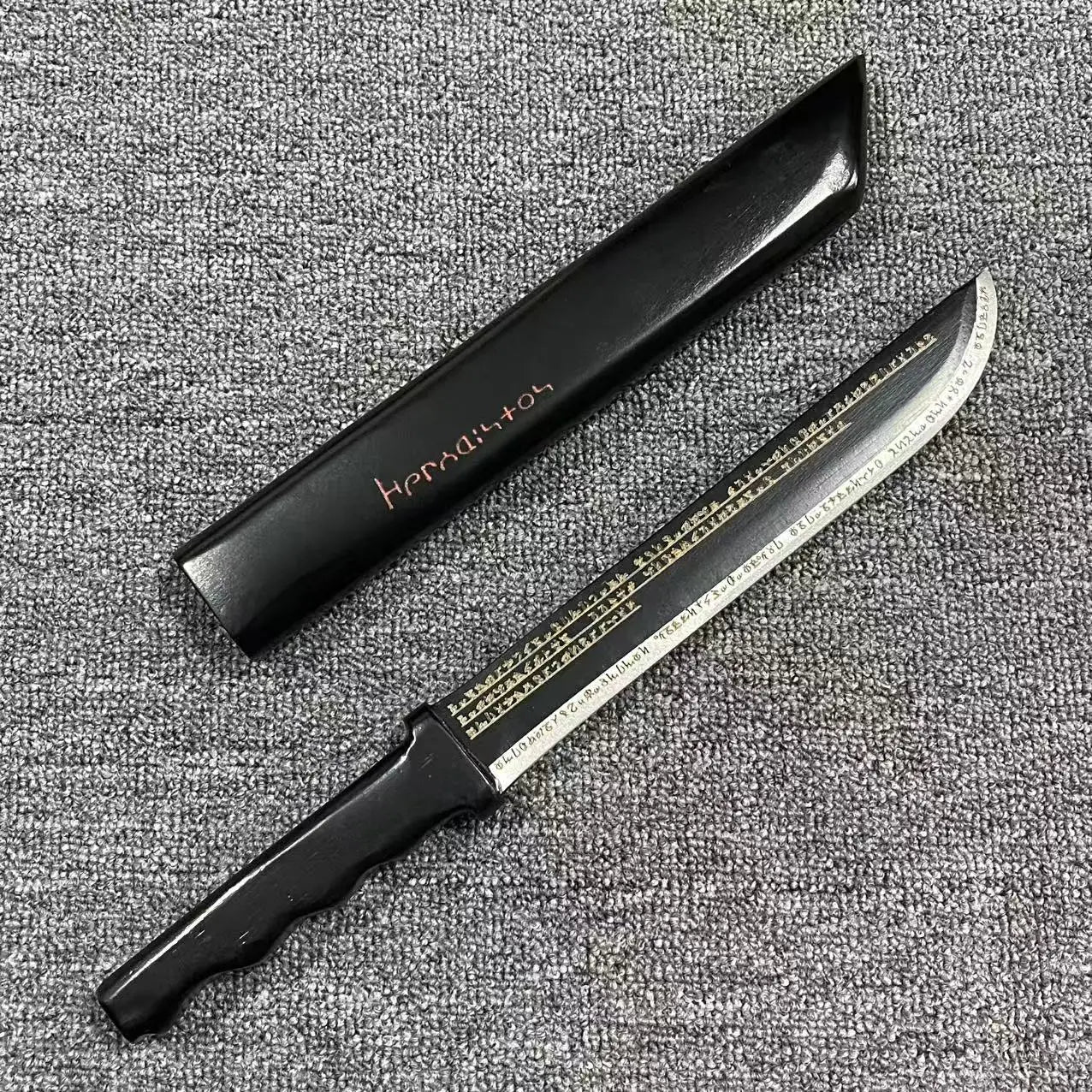 16inch Hestia Katana Dagger Anime DanMachi Cosplay Prop Sword Wooden Ninja Knife Real Size Japanese Katana Samurai Sabre Toy