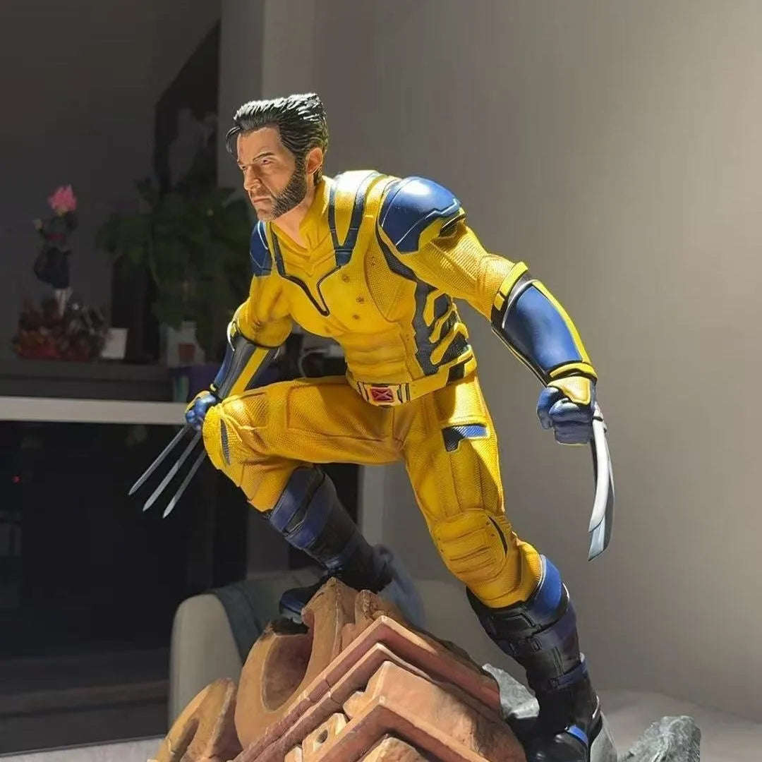 50cm New Anime Figure Wolverine Peripheral Resin Model Scene Collect Statue Desktop Decoration Ornaments Birthday Gifts Toys