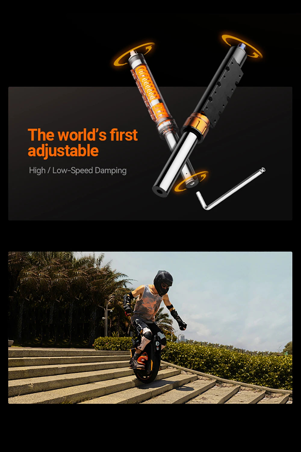 INMOTION P6 4200Wh 235.2V Battery 6000W Motor Electric Unicycle IPX6 Waterproof 150km/h Speed 150km Range 20inch 80/90-14 Tire