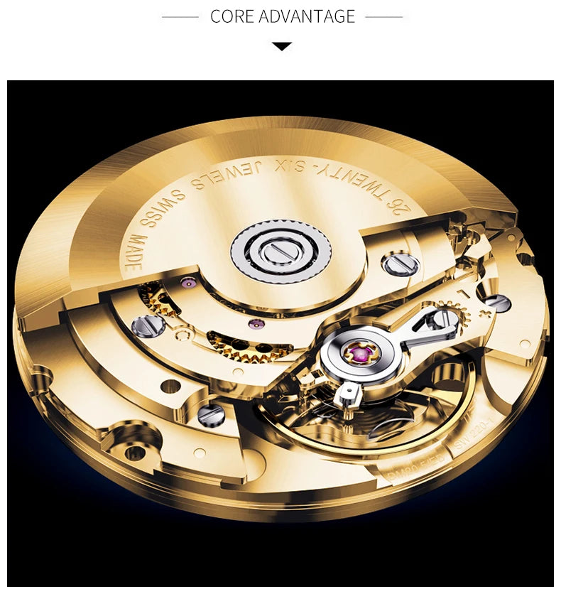 YELANG New Men Automatic Mechanical Watch T100 Self Luminous SWISS ETA Movement 25Jewels Deep Sea DiverSwim Waterproof 300m V5