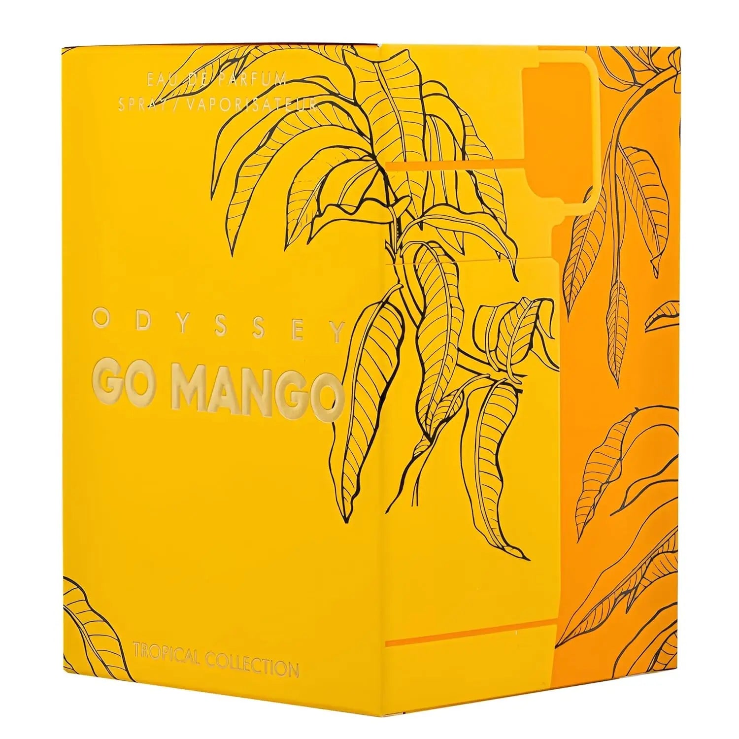 Armaf Odyssey Eau De Parfum Spray Go Mango Tropical Collection - Fruity Woody Amber Vanilla Long-Lasting Unisex Fragrance