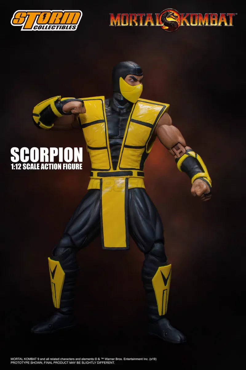 【MT】Storm Collectibles Mortal Kombat SCORPION Yellow Ninja Regular Version 1/12 Action Figure Toy Collection