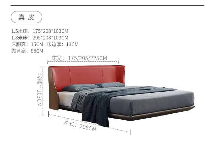 European Double Bed Frame Simple Wood Elegant Luxury Bedroom Bed Frame Queen Under Storage Mobili Per La Casa Home Furniture
