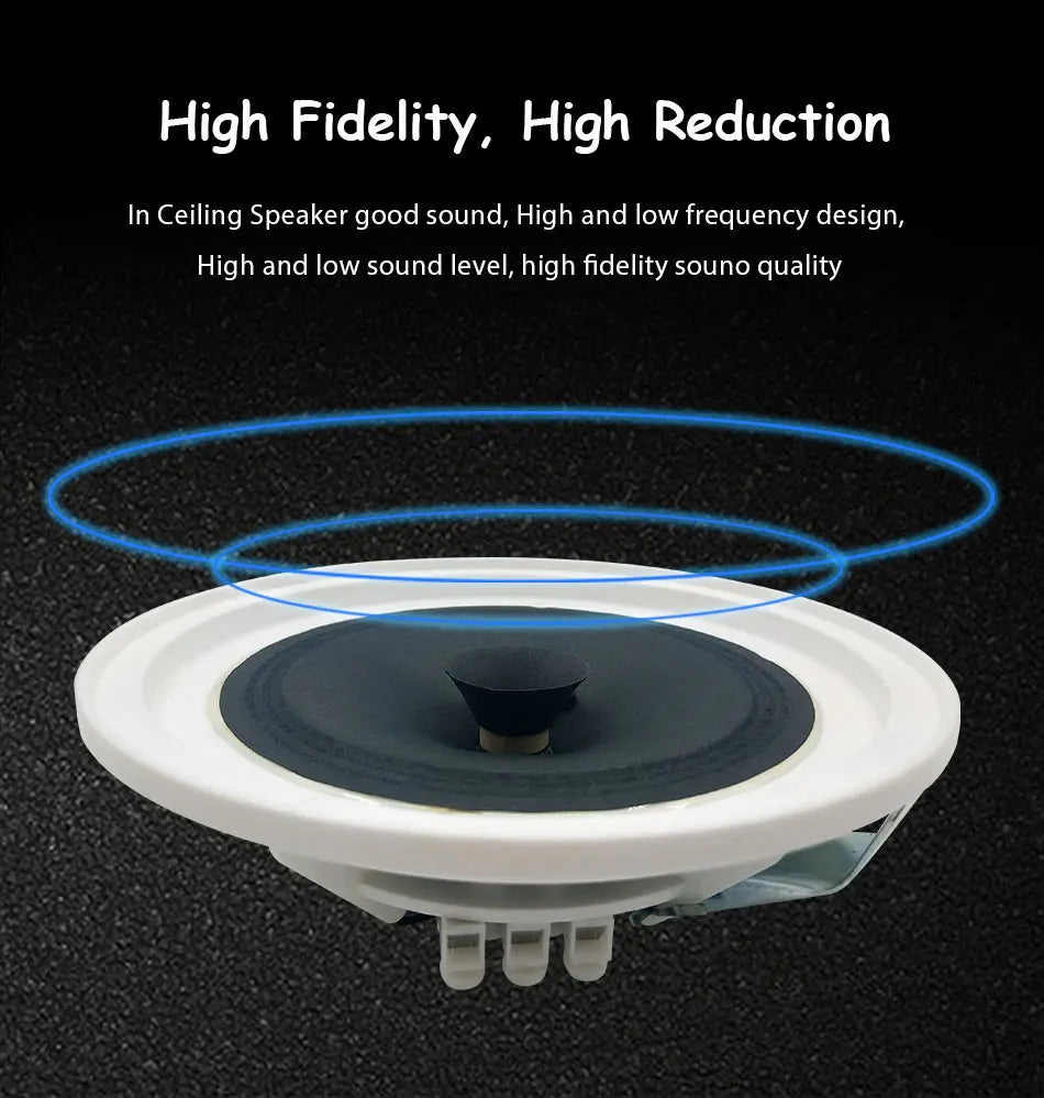 Karaoke WiFi Bluetooth 7 inch Screen Wall Amplifier Android Amp Smart Home Theater Sound System Mini Ceiling Speaker Residential