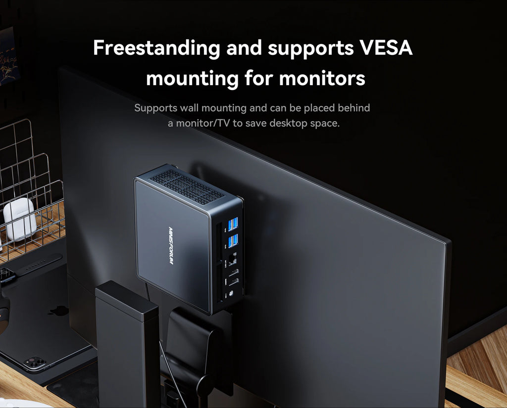 MINISFORUM UM890 UM880  UM790 Pro XTX Gaming PC Ryzen 9 7940HS 8945HS 2*DDR5 5600MHz 2*PCIE WiFi6 Win11 Desktop Computer Mini PC