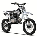 SYX MOTO 125cc Dirt Bike Teens 12+ Yrs 4-stroke Gas-powered Dirt Bike Off-road Motorcycle Kick Start 4-speed Manual Transmiss
