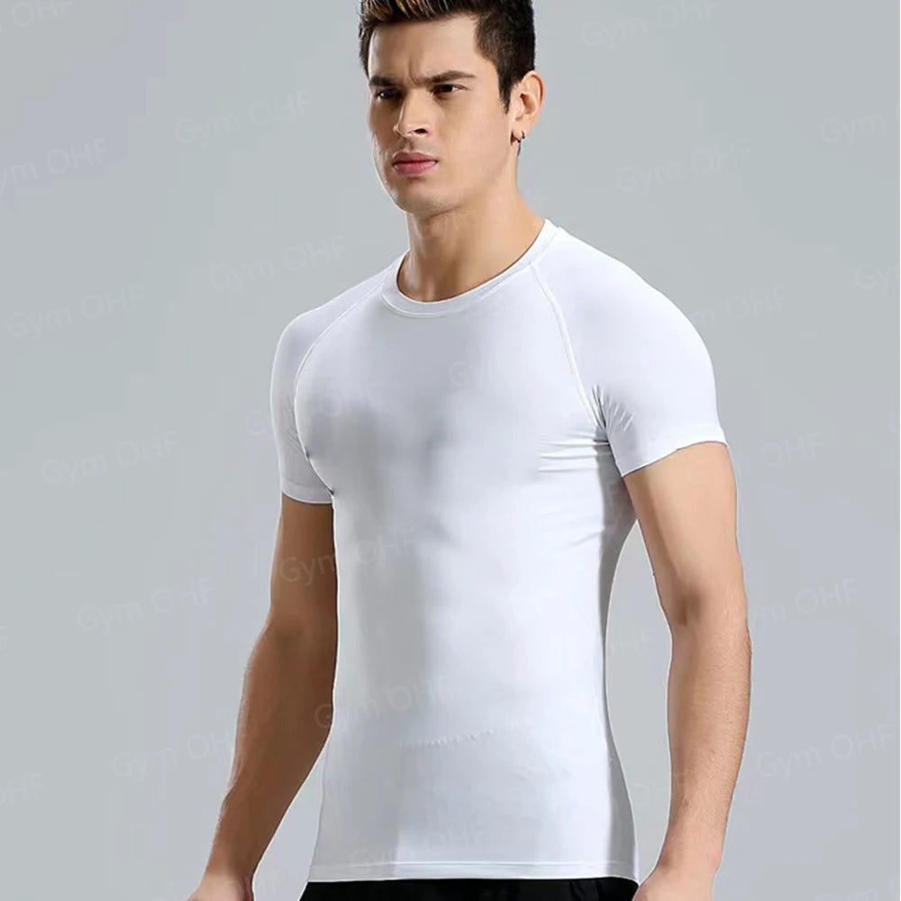Anime Baki Sport Suits Runing Compression Shirt Shorts Sets Gym Fitness Jogging Training Rashguard Sportwear 2 in 1 Mens