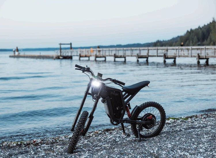 Freego X2 Electric Dirt Bike 6000W Motor 60V 30Ah Removable Battery Max 50Mph E-Bike 19" x2" Tire Off-Road Motorcycle for Adults