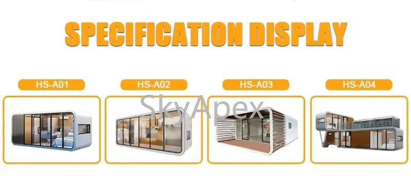 ISO CE Certified Customizable Modular 20ft Smart Apple Cabin Container House with Bathroom Movable Hotel  Use  Windproof  Stable