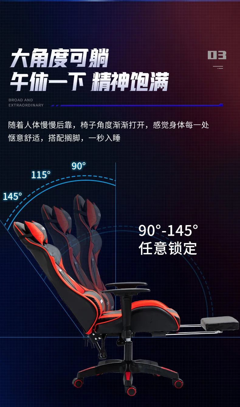 Rgb Leather Ergonomic Computer Chair Office Anji Gamer Pc Racing Game Scorpion Wholesale Gaming Chair Fabric and Table Chairs