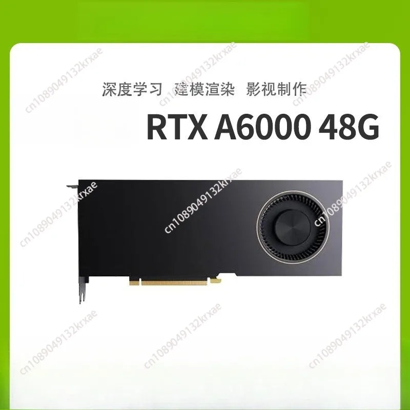 48GB RTX A6000,  High-tech workstation graphics card   4 DP high-performance graphics card