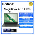 New HONOR 1kg Laptop MagicBook Art 14 2024 14.6"Inch 3.1K 120Hz OLED Touchscreen Intel Ultra 5 7 Computer PC Notebook Ultrabook