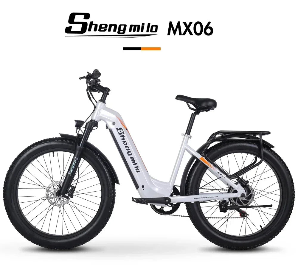 Mountain Electric Bike 500W Motor 48V17.5 Lithium battery 26-inch Tire Urban Commuter Electric Bike  Beach Travel E-Bike