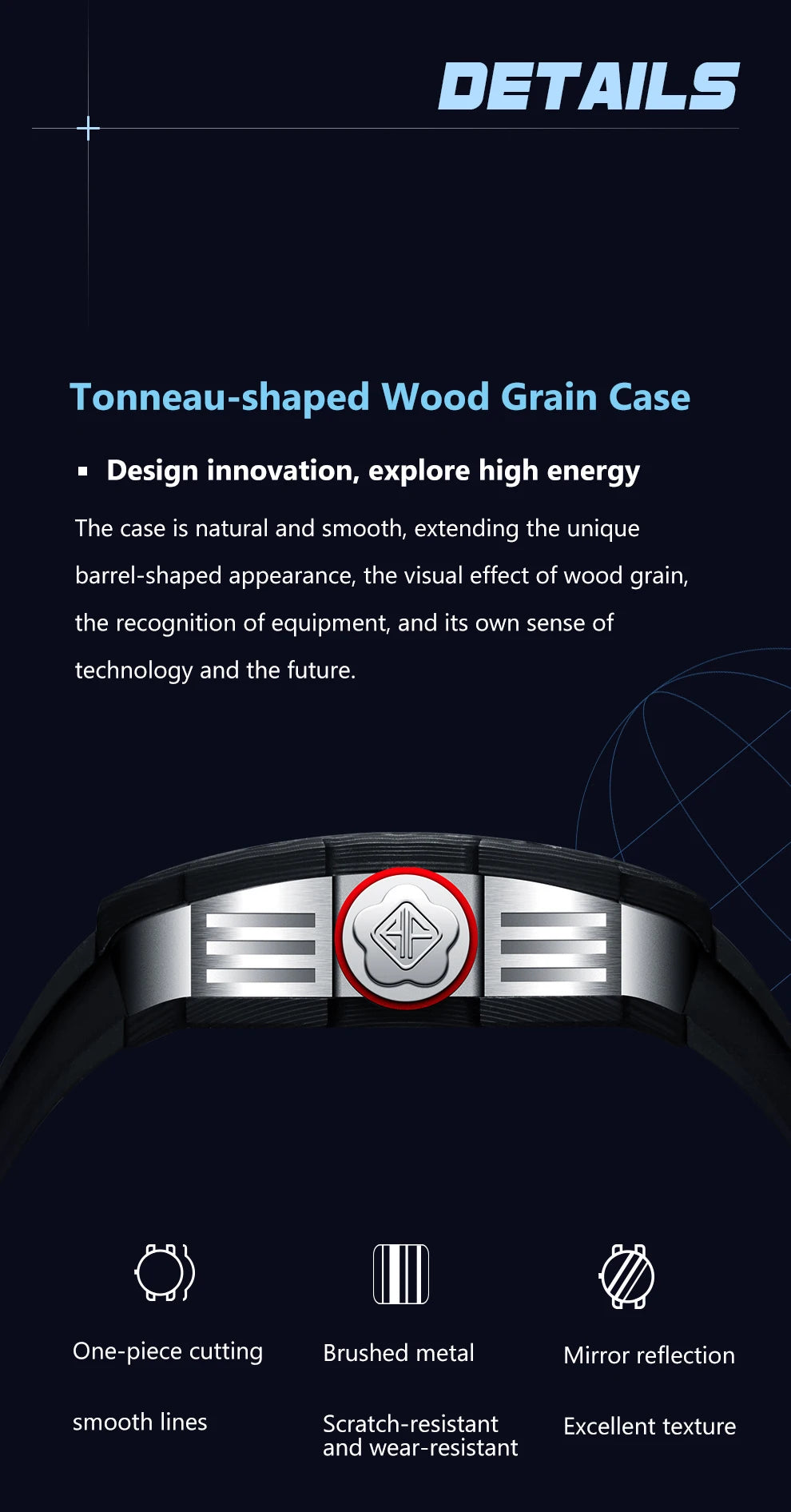 Haofa Automatic Tourbillon Watch Men Carbon Fiber Hollow Movement Luminous Sapphire Crystal Mechanical Man Watches Luxury 1901-1
