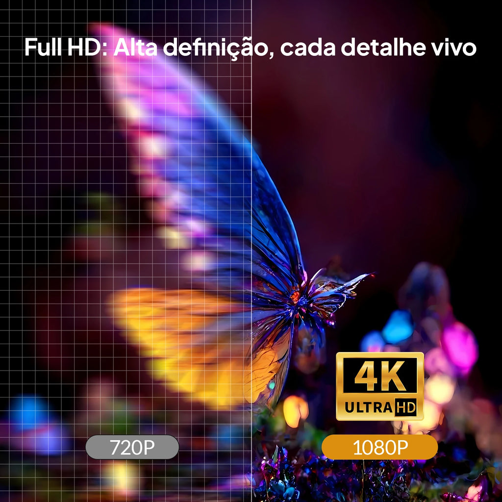 Vevshao V30 3D 4K Mini Projector Cinema Smart Android WiFi Portable 1080P Home Theater Video LED DLP Projector with Battery