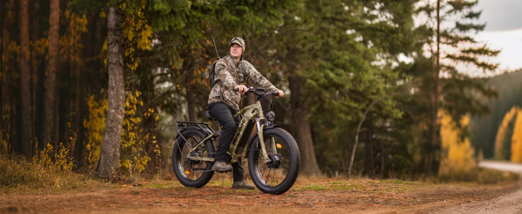 Electric Bike for Adults, 5000 Dual Motor E-Bike, 60V 32AH Long Range Dirt Bike, Fat Tire Hunting Ebike for All Terrain, Full Su
