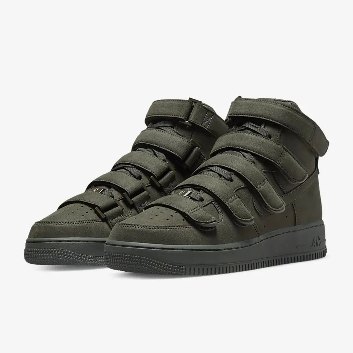 Nike Official Authentic Air Force 1 Unisex High-Top Sports Sneakers with Velcro DM7926-300