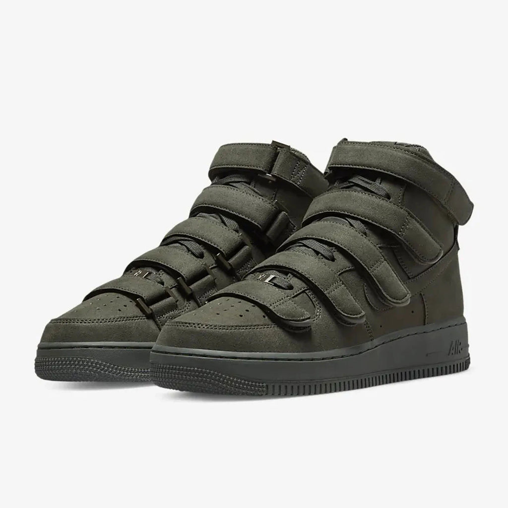 Nike Official Authentic Air Force 1 Unisex High-Top Sports Sneakers with Velcro DM7926-300