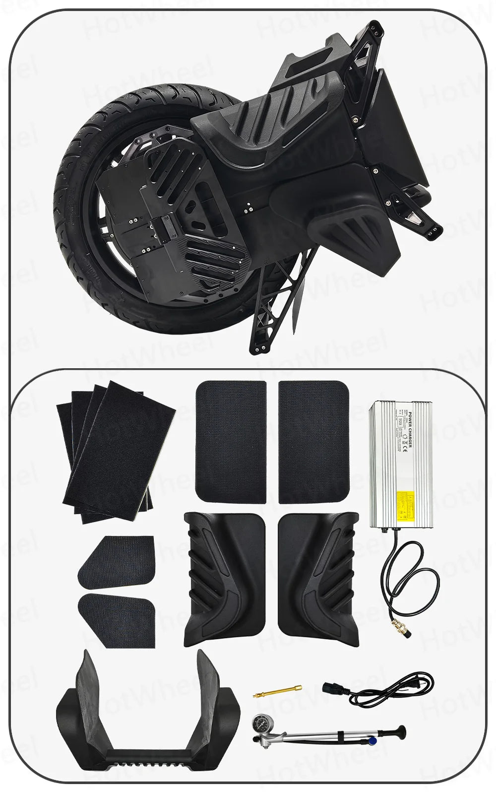 ExtremeBull Griffin 151V 2700Wh 50S Battery Smart BMS 4000W Motor 20inch Tire 100mm Suspension Bluetooth Speaker Self-balancing