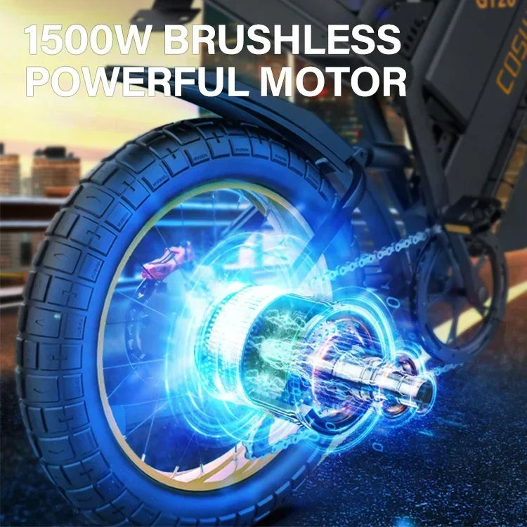 Coswheel GT20 High Speed Adults Electric Dirt Road Bike Electric Mountain Bike EU US UK Stock for Women City Ebike Electric Bike