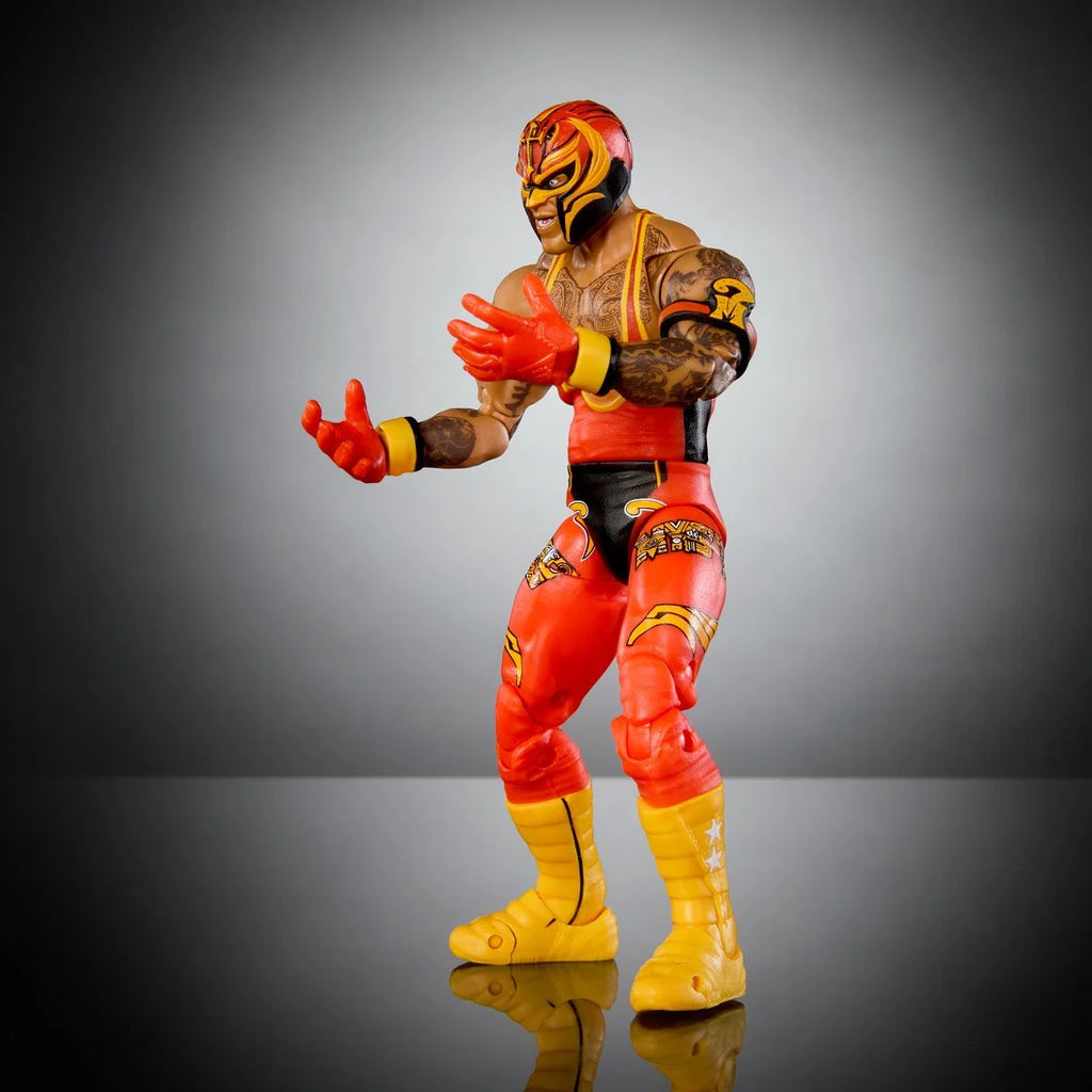 In Stock Original Mattel WWE Ultimate Edition 23 LA Knight  Rey Mysterio 6 Inch Scale Action Figure