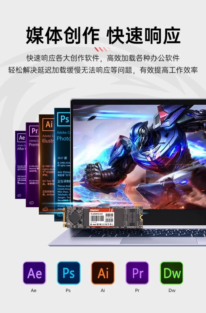 M.2 980 pro 4TB 2TB 1TB 2280 high speed Internal Solid State Drive NGFF SATA  TLC 560MB/s for Laptop And Desktop game console