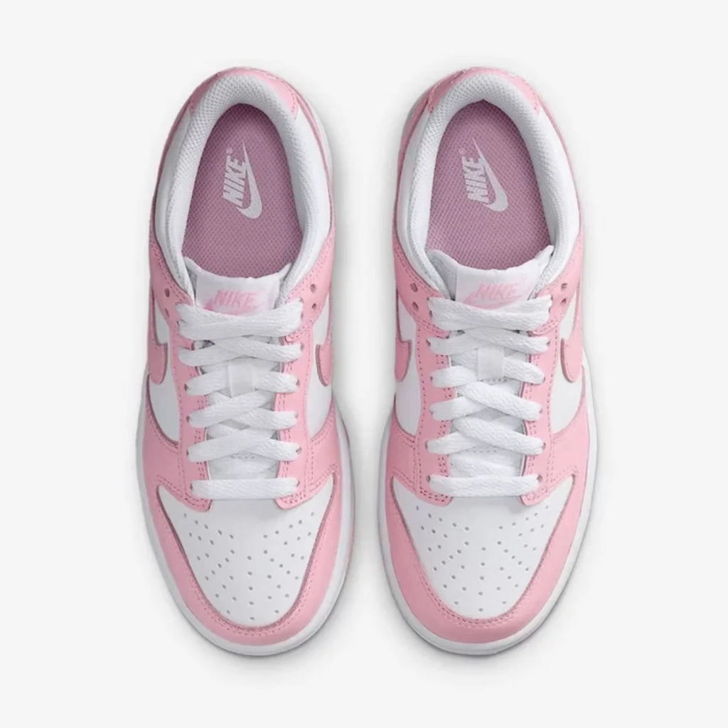 Nike (Nike) Youth Women's Shoes Dunk Low (Gs) Pink and White Daily Commuting Fashion Versatile Casual Sports Sneakers Fb9109-125