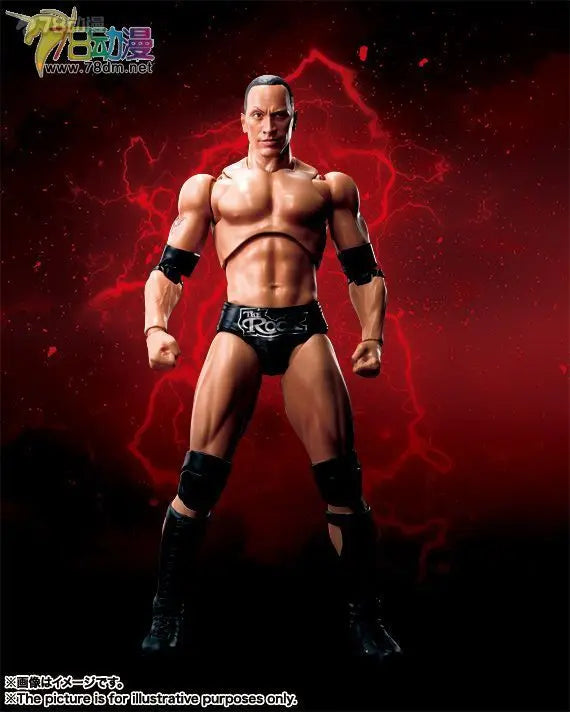 BANDAI Genuine S. H. Figuarts Series Reality Artist Series WWE Kane，Paul Levisk，Steve Austin，Dwayne Johnson Movable Model