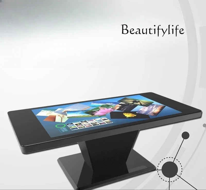 Smart touch all-in-one machine Capacitive screen Interactive desktop touch screen Multi-touch lifting all-in-one machine