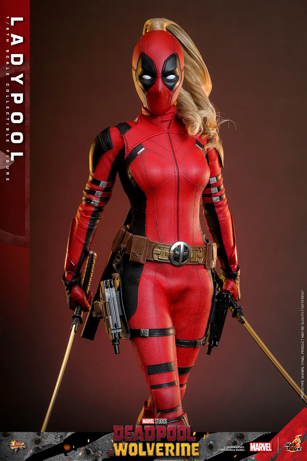 In Stock HOT TOYS Ladypool Deadpool 1/6 Movability Model Toys Collect MMS747 Deadpool & Wolverine HT Ladypool
