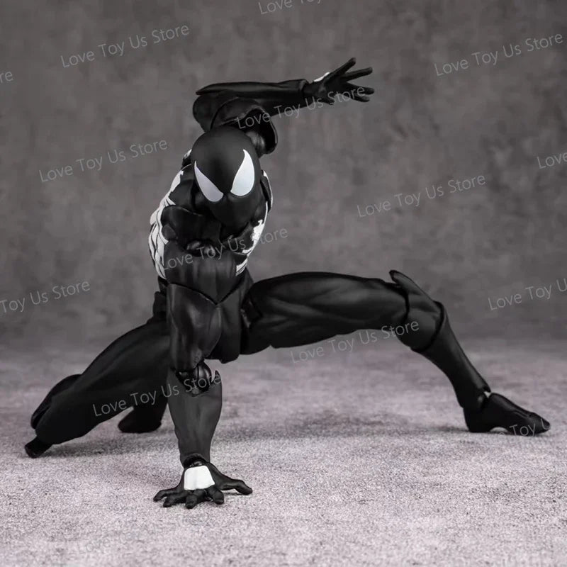 In Stock: Mess Toys Spider-Man Symbiote Suit & Scarlet Spider Anime Action Figures - Collectible Gift Set