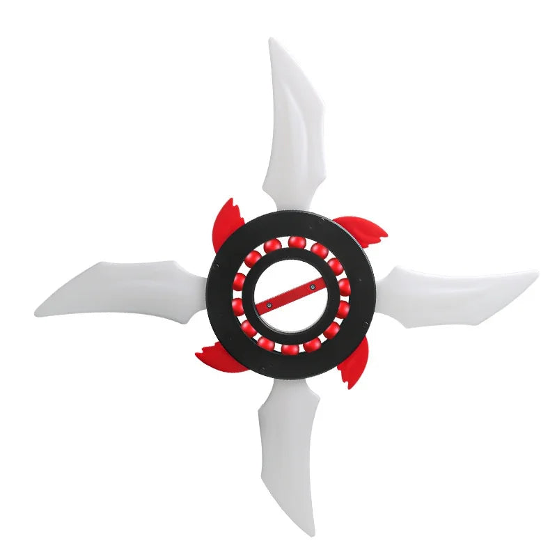 Light Up Ninja Star Fidget Spinner Colorful Led Lights Switchable Long Lasting Easy To Play Rotating Toy Boys Kids Birthday Gift