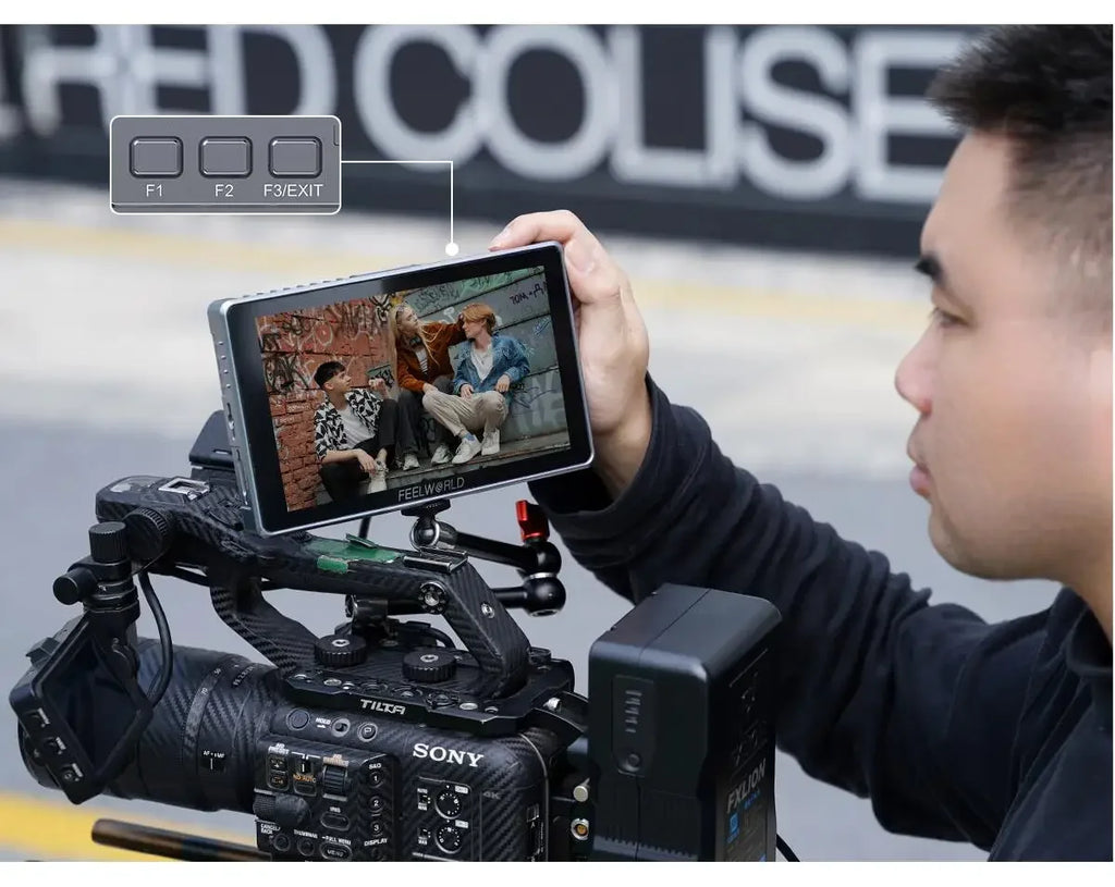 FEELWORLD S7 7-inch 12G-SDI HDMI2.0 Camera Field Monitor 1920x1200 pixels 4K HDMI High Brightness 1600nit