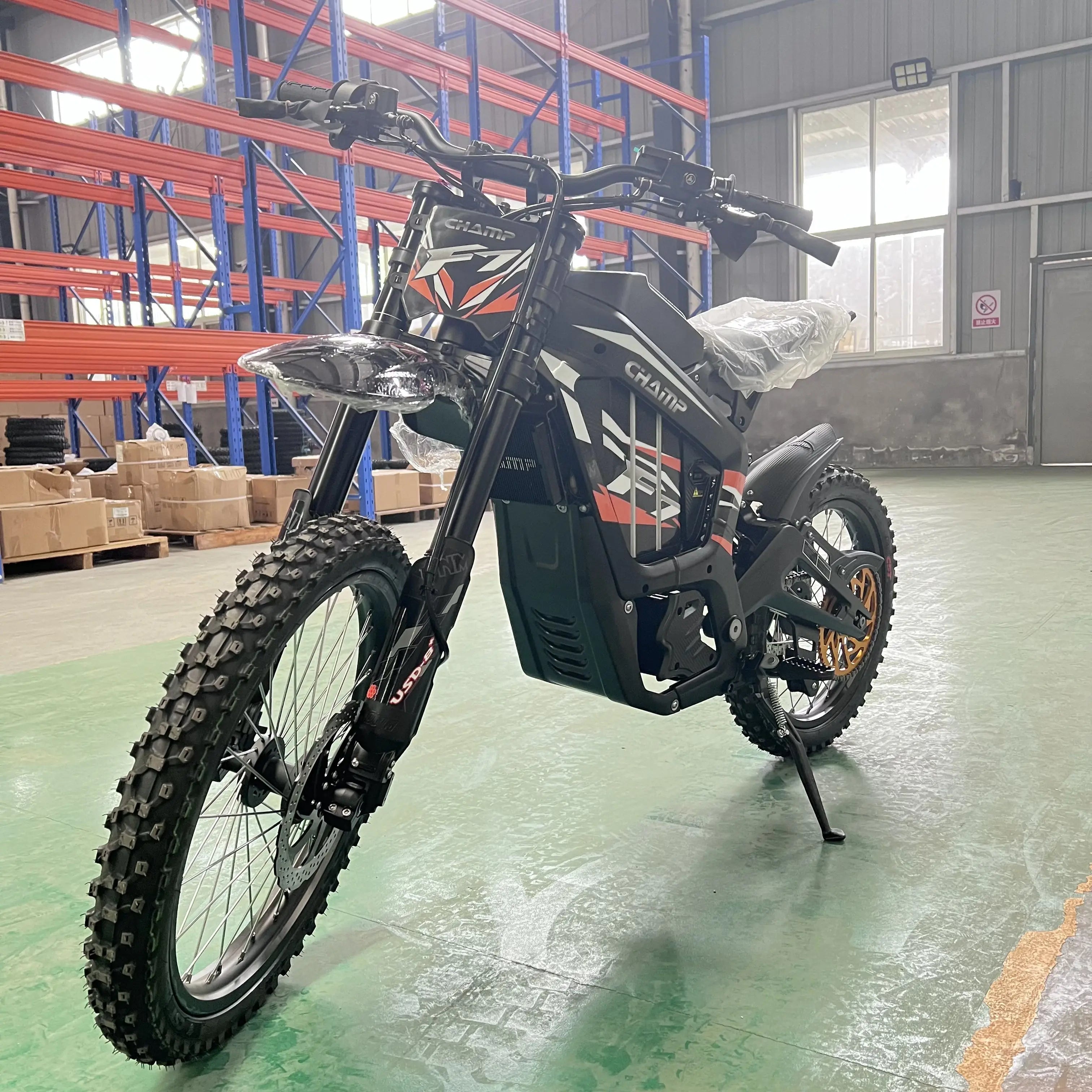 STLF EEC COC CE Licensed for the Road 72V 40Ah 7500W 100km/h Speed Off-road City Commuting Dirt Bike Electric Motorcycle