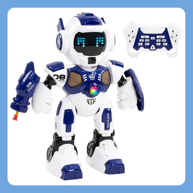 JHD For 2025 New JJRC R35 RC Robot Intelligent Programming Induction Interactive Remote Control Robot Electric Robot Model
