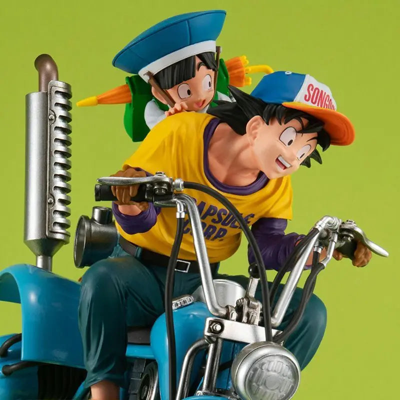 In Stock Bandai MegaHouse Dragon Ball Z Goku Gohan Father Son Vehicle - Anime Robot Figure Gift