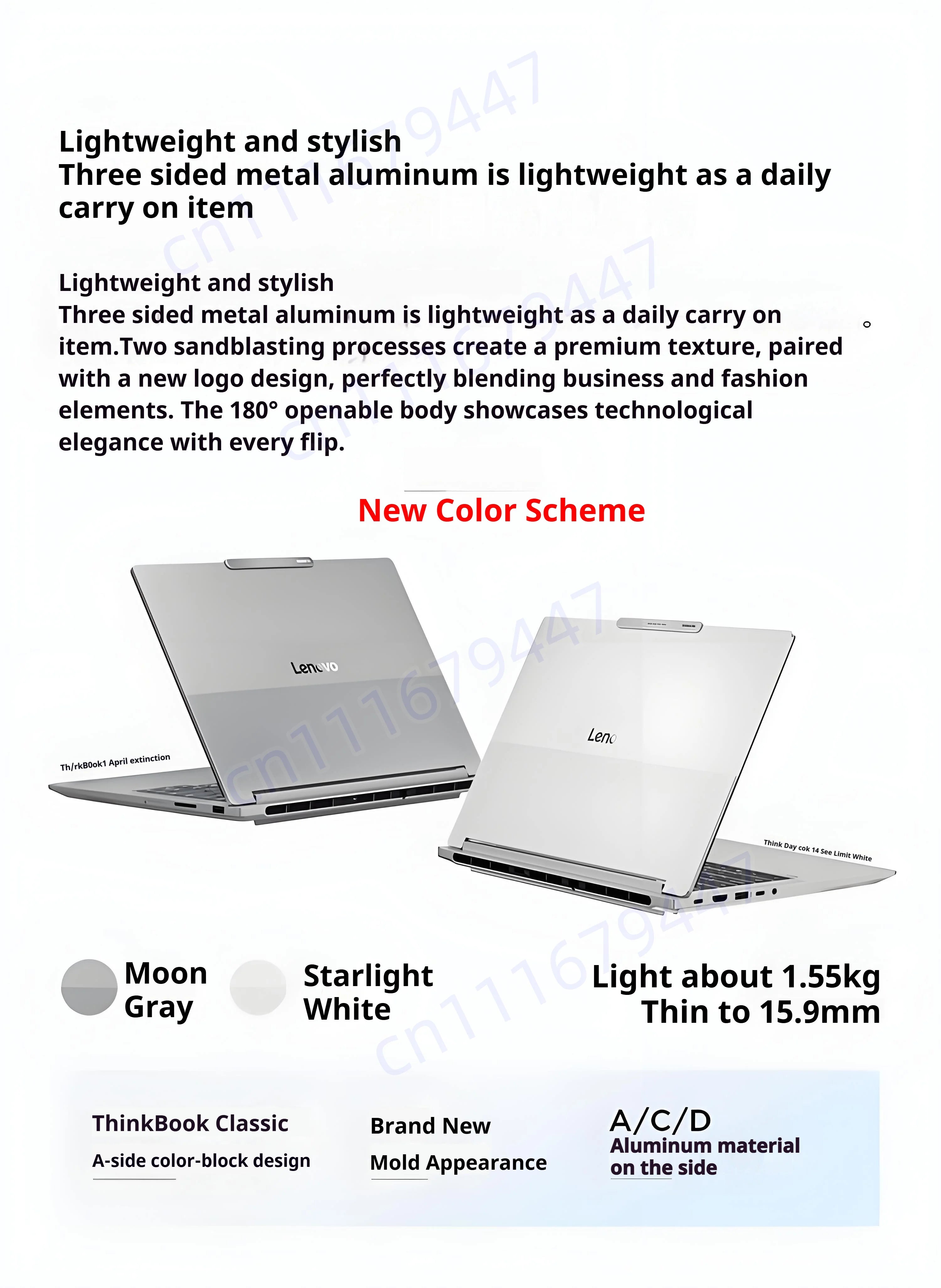 LENOVO ThinkBook 14+ 2026 Intel Core Ultra X7 358H  32GB LPCAMM2 1TB Intel Arc B390 14.5-inch 3K IPS Screen Win11Pro Notebook PC