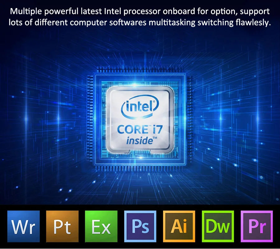 Mini PC Intel Core I7 10870H 10th Dual Lan HD DP1.2 Windows 10 Home Office Business Gaming Desktop Computer 16G DDR4 1TB NVME