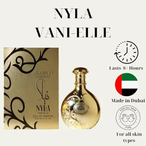 100ML Arabiyat Nyla Nyla Vani-Elle Arabian Women's Perfume Cologne for Man Cosmetic Pheromone Fragrance Hair and Body Spray