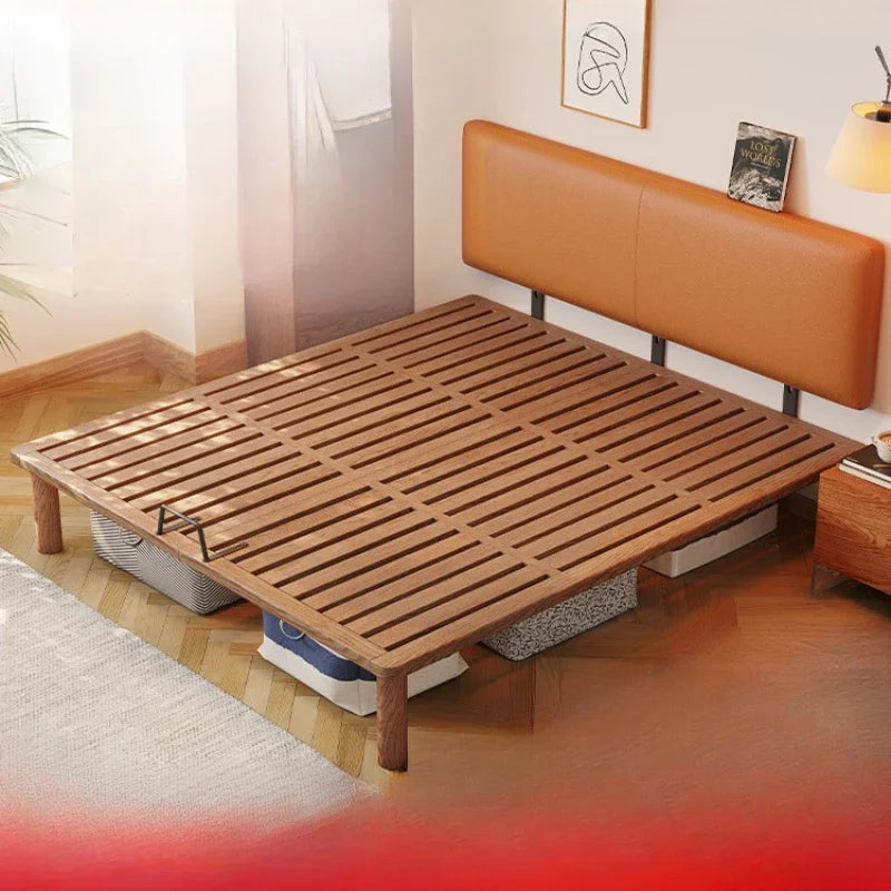 European Modern Bed Frame Double Storage Bedroom Full Size Bed Frame Headboard Nightstands Mobili Per La Casa Home Furniture