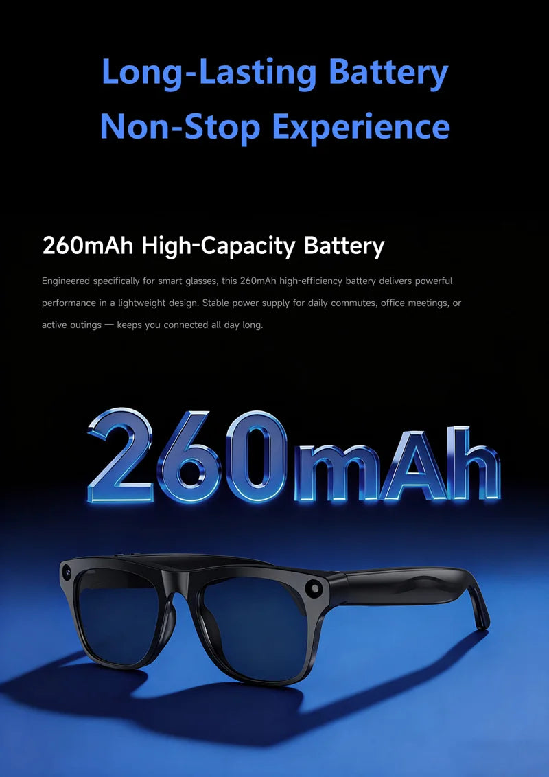 AI Smart 8K Glasses Chat Gpt Bluetooth Touch Sport Sunglasses 100mp Camera Bluetooth Calling Music Player For Men Women 2026 New